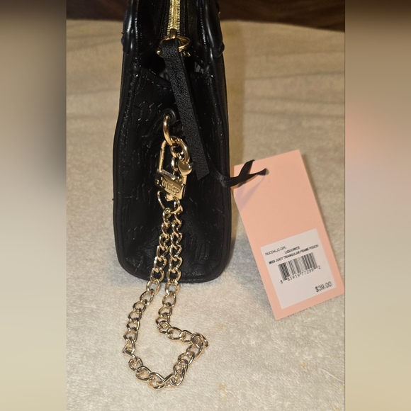 Juicy Couture Black Embossed Clutch Wristlet - Picture 5 of 5